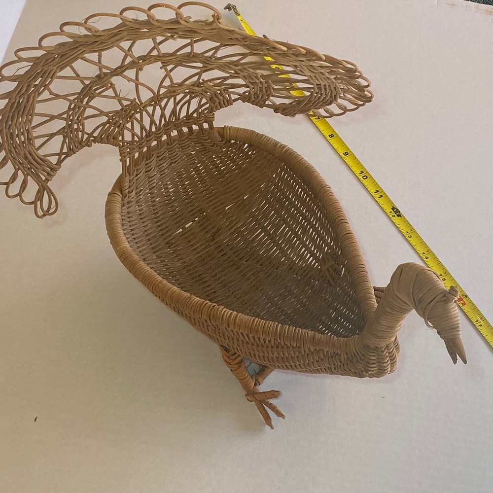 Vintage 'Turkey' Woven Basket